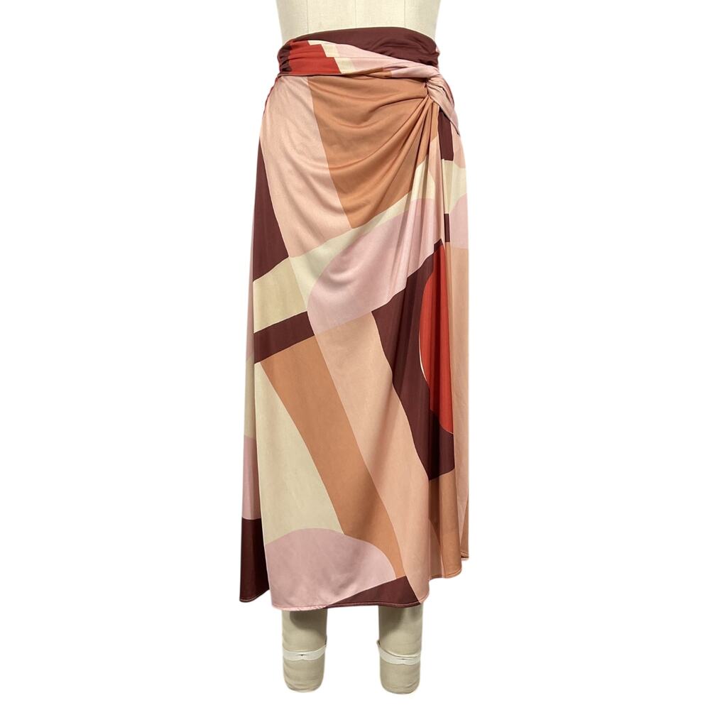Ba&sh Printed Rose Mely Midi Skirt Size EU 36 / US 4 NWT - Picture 2 of 6